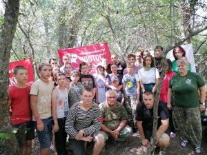 Астраханские патриоты на Вахте Памяти в Волгоградской области